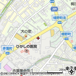 愛知県瀬戸市赤重町16-22周辺の地図