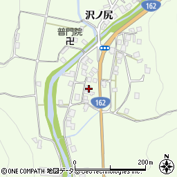 京都府京都市右京区京北上弓削町東中筋周辺の地図