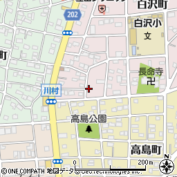 愛知県名古屋市守山区白沢町353-2周辺の地図