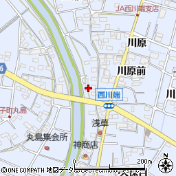 愛知県愛西市西川端町兼久22周辺の地図