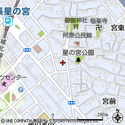ＪＡ西春日井阿原周辺の地図