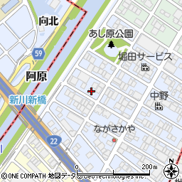 愛知県名古屋市西区あし原町303周辺の地図