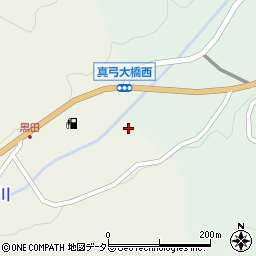 愛知県豊田市黒田町下萩平周辺の地図