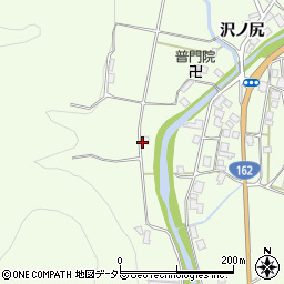 京都府京都市右京区京北上弓削町上二反目周辺の地図