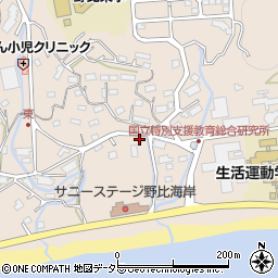 神奈川県横須賀市野比周辺の地図