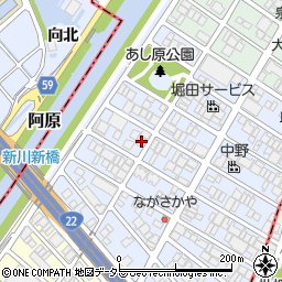 愛知県名古屋市西区あし原町305周辺の地図