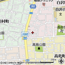 愛知県名古屋市守山区白沢町361-2周辺の地図