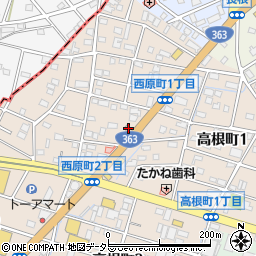 愛知県瀬戸市西原町1丁目82周辺の地図