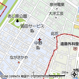 愛知県名古屋市西区あし原町117周辺の地図