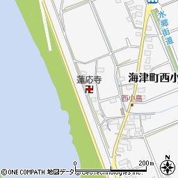蓮応寺周辺の地図