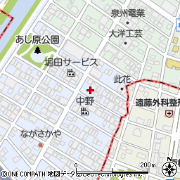 愛知県名古屋市西区あし原町117-3周辺の地図