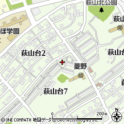 県営萩山台住宅７丁目５番周辺の地図