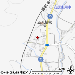 静岡県富士宮市安居山590周辺の地図