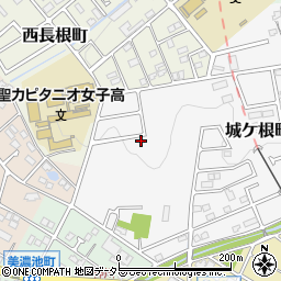 愛知県瀬戸市城ケ根町47-289周辺の地図