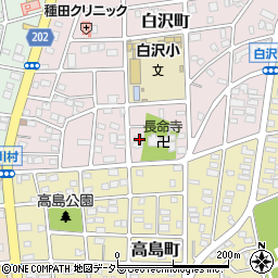 愛知県名古屋市守山区白沢町322周辺の地図