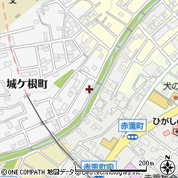 愛知県瀬戸市城ケ根町2-1周辺の地図