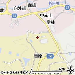 愛知県豊田市北一色町吉原周辺の地図