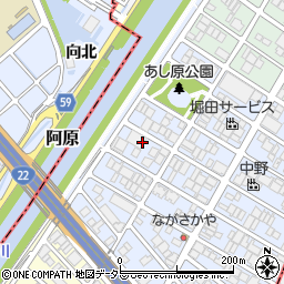 愛知県名古屋市西区あし原町309周辺の地図