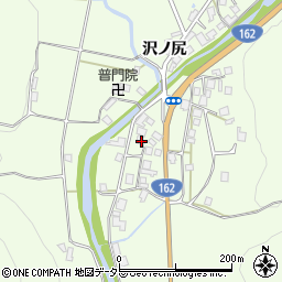 京都府京都市右京区京北上弓削町中筋周辺の地図