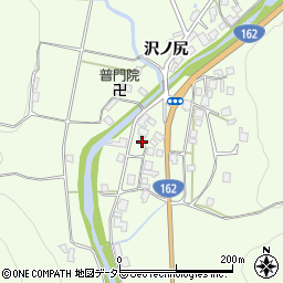 京都府京都市右京区京北上弓削町（中筋）周辺の地図