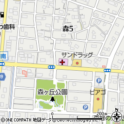 マリオン甚目寺店　事務所周辺の地図