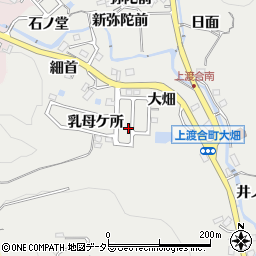 愛知県豊田市上渡合町乳母ケ所353-59周辺の地図