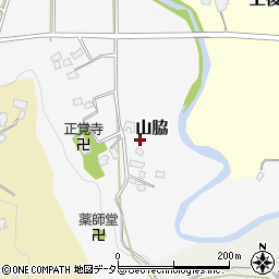 千葉県富津市山脇周辺の地図