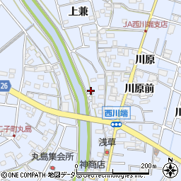 愛知県愛西市西川端町兼久22-109周辺の地図