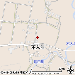 千葉県富津市不入斗周辺の地図
