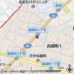 愛知県瀬戸市高根町1丁目49周辺の地図
