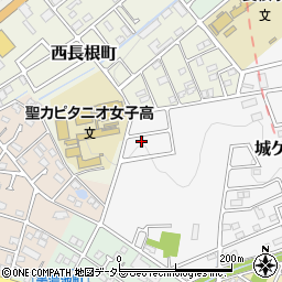 愛知県瀬戸市城ケ根町47-278周辺の地図