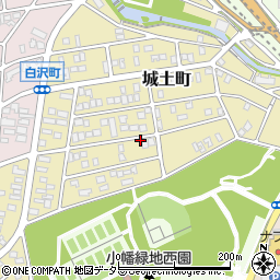 愛知県名古屋市守山区城土町周辺の地図