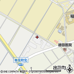 滋賀県彦根市本庄町366周辺の地図