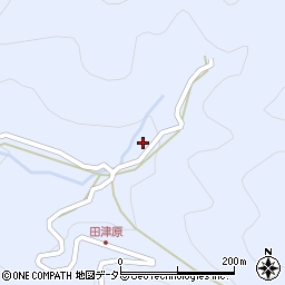愛知県豊田市田津原町上谷周辺の地図