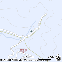 愛知県豊田市田津原町（上谷）周辺の地図