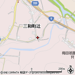 京都府福知山市三和町辻41周辺の地図