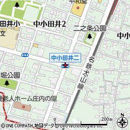 中小田井２周辺の地図