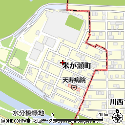 愛知県名古屋市北区米が瀬町周辺の地図
