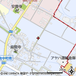 滋賀県彦根市安食中町周辺の地図