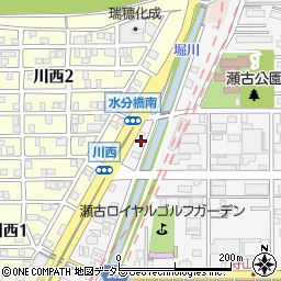 飯島サイクル周辺の地図