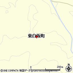 愛知県瀬戸市東白坂町周辺の地図