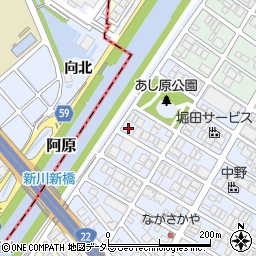 愛知県名古屋市西区あし原町314-1周辺の地図