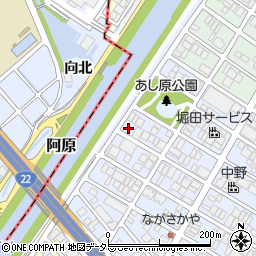 愛知県名古屋市西区あし原町314周辺の地図