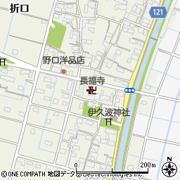 平安会館長福寺・葬祭部周辺の地図
