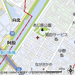 愛知県名古屋市西区あし原町326周辺の地図