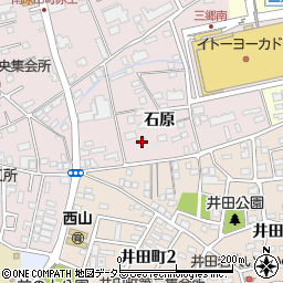 愛知県尾張旭市南原山町石原90周辺の地図