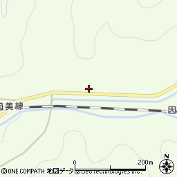 岡山県津山市加茂町物見140周辺の地図