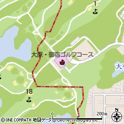 大原・御宿ゴルフコース周辺の地図