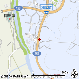 愛知県豊田市稲武町ホウシガ洞3周辺の地図