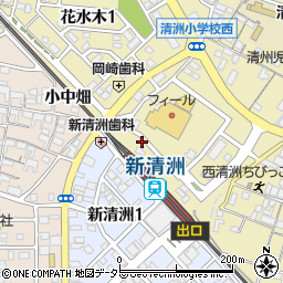 愛知県清須市清洲1133-1周辺の地図